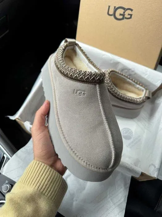 Уггі UGG Tasman Platform Grey/Blue premium угги осінні/зимові з хутром — фото 2