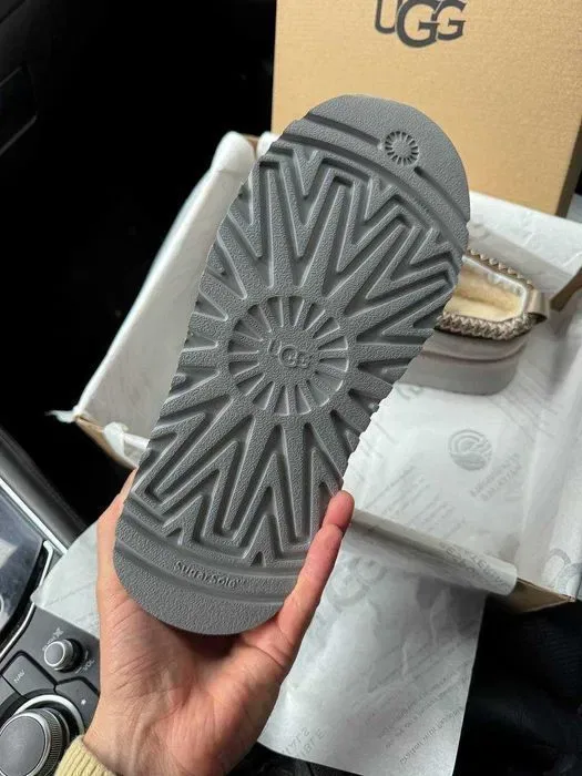 Уггі UGG Tasman Platform Grey/Blue premium угги осінні/зимові з хутром — фото 5