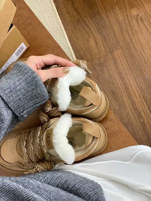 Угги/Угг/Уггі/Угі/UGG Australia Lowmel Sneaker Chestnut/Кросівки UGG — фото 3