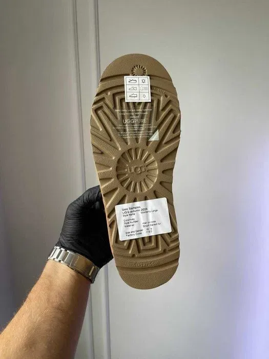 Уггі UGG Ultra Mini Platform Chestnut premium натуральна замша і овчина — фото 5