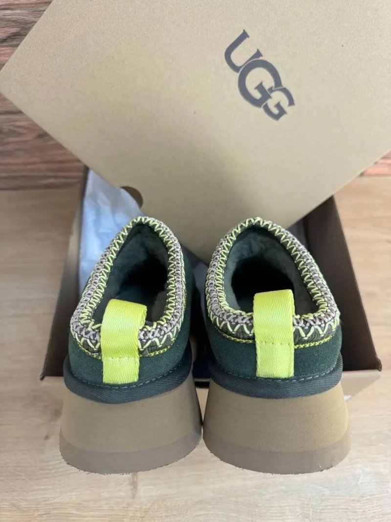 Уггі жіночі UGG TAZZ на платформі натуральна вовна угги — фото 4