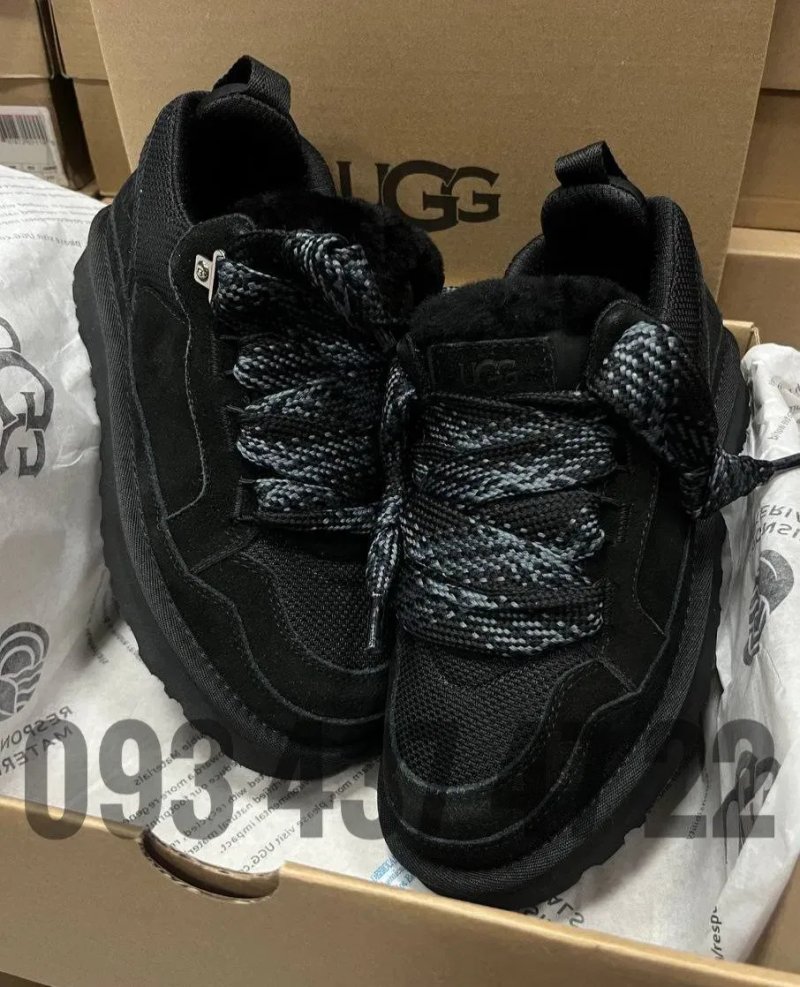 Уггі Жіночі Угги Ugg Кросівки LOWMEL Black  Ugg Уггі Угги  Кросівки — фото 3