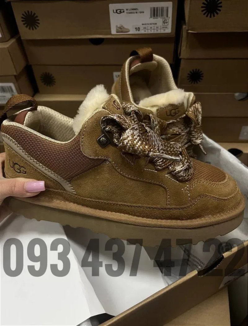 Уггі Жіночі Угги Ugg Кросівки LOWMEL Black  Ugg Уггі Угги  Кросівки — фото 8