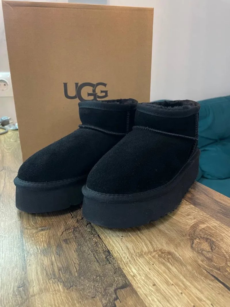 Уги Угги Угі UGG !розпродаж! чорні/бежеві/коричневі  3,5см,5см — фото 2