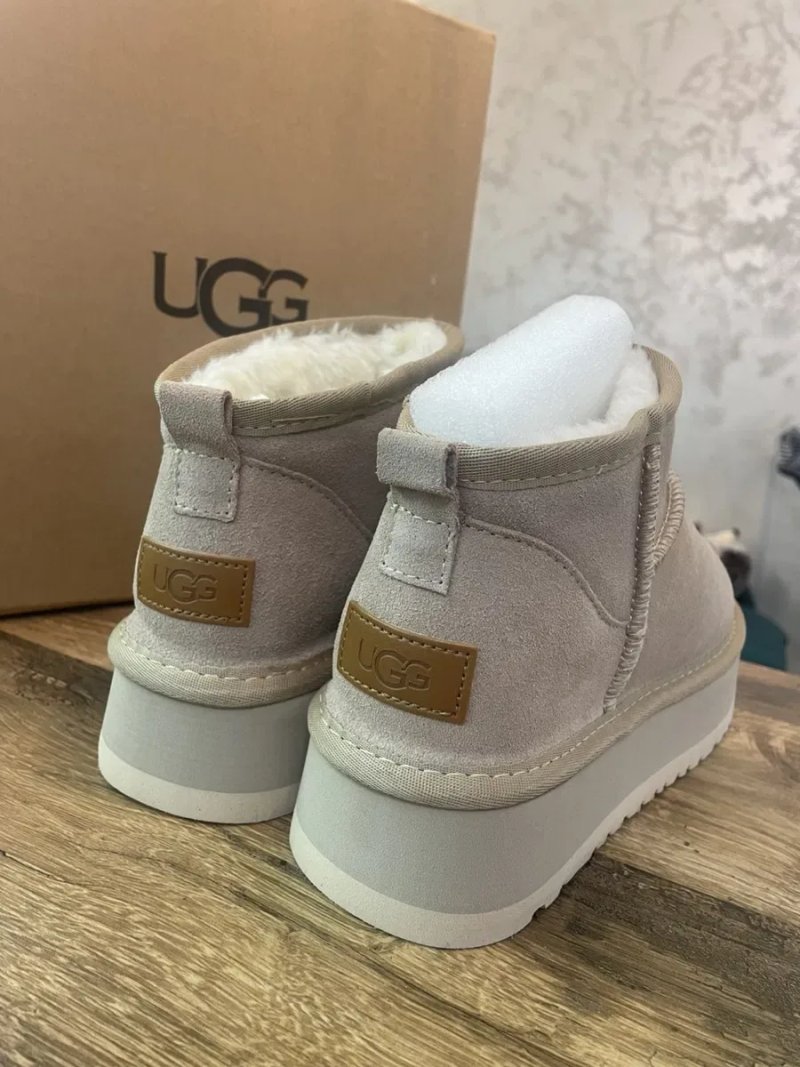 Уги Угги Угі UGG !розпродаж! чорні/бежеві/коричневі  3,5см,5см — фото 6