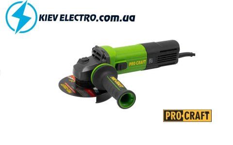 Углошлифовальная машина БОЛГАРКА Procraft PW2400ES 125 мм (1350W мощность, с регулировкой и поддержкой мощности)