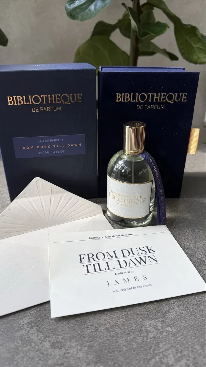 Українська ніша Bibliotheque De Parfum From Dusk Till Dawn, 100 мл. Новий.  Не використовувався — фото 4
