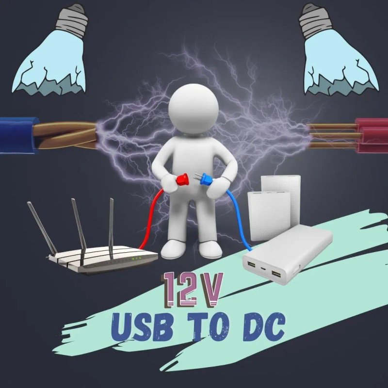 USB to DC 12V з тригером 5V→12V (5.5×2.1 мм) кабель для роутера від повербанка — фото 8