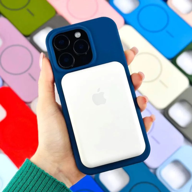 УСІ МОДЕЛІ! Силіконовий чохол з MagSafe для iPhone 16/15/14 | Якісний преміальний чохол для IPhone | SOFT TOUCH СИЛІКОН !!! — фото 6