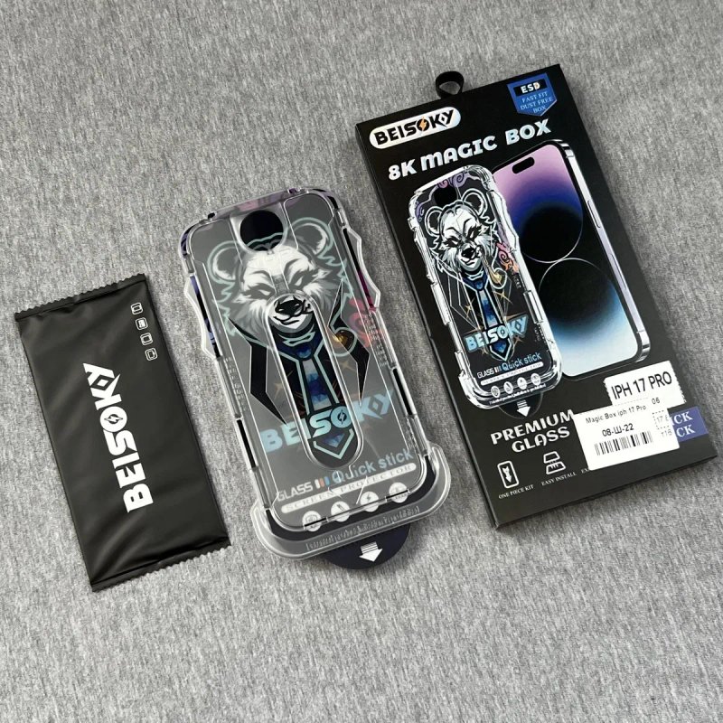 УСІ МОДЕЛІ ! Захисне скло BEISOKY для iPhone 17/16/15/14/13/12/11 | АВТОПОКЛЕЙКА | Преміальна ЯКІСТЬ !!! — фото 2