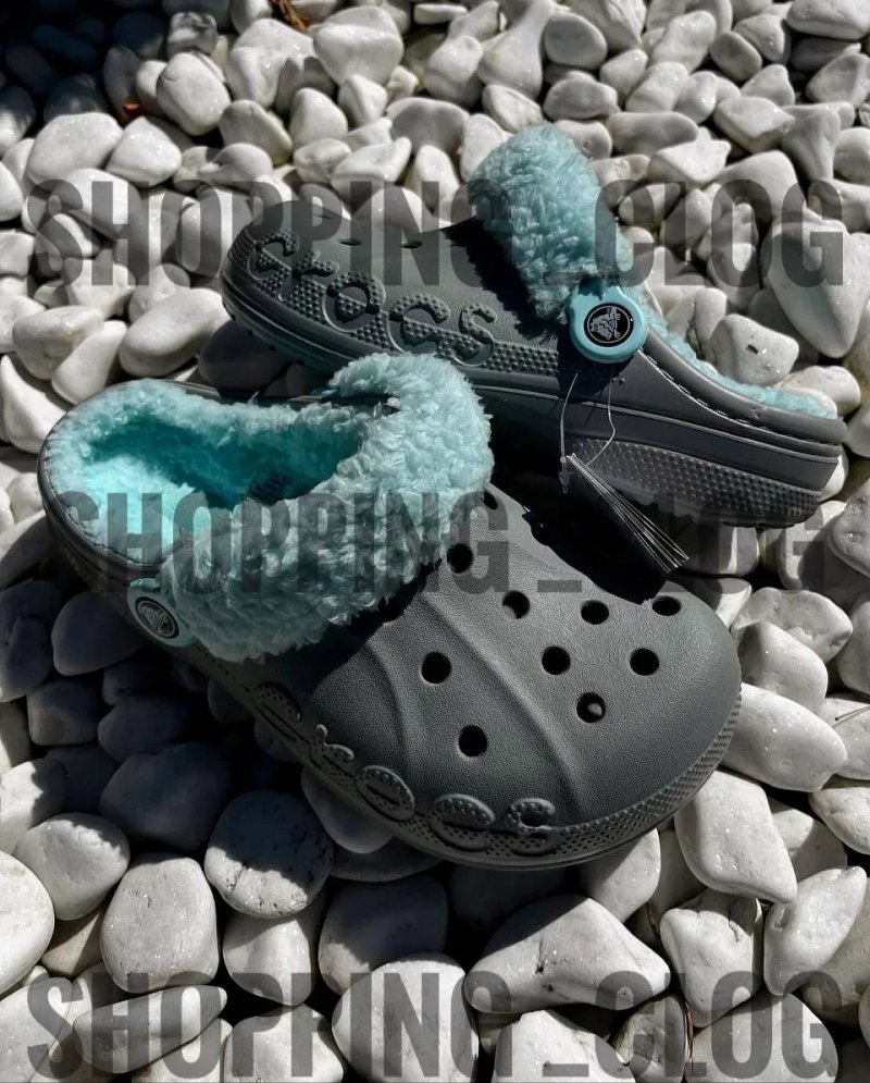 Утепленні Crocs Baya Lined Fuzz Strap Original Унісекс Утеплені Крокси Сабо Crocs Crocs Crocs — фото 2