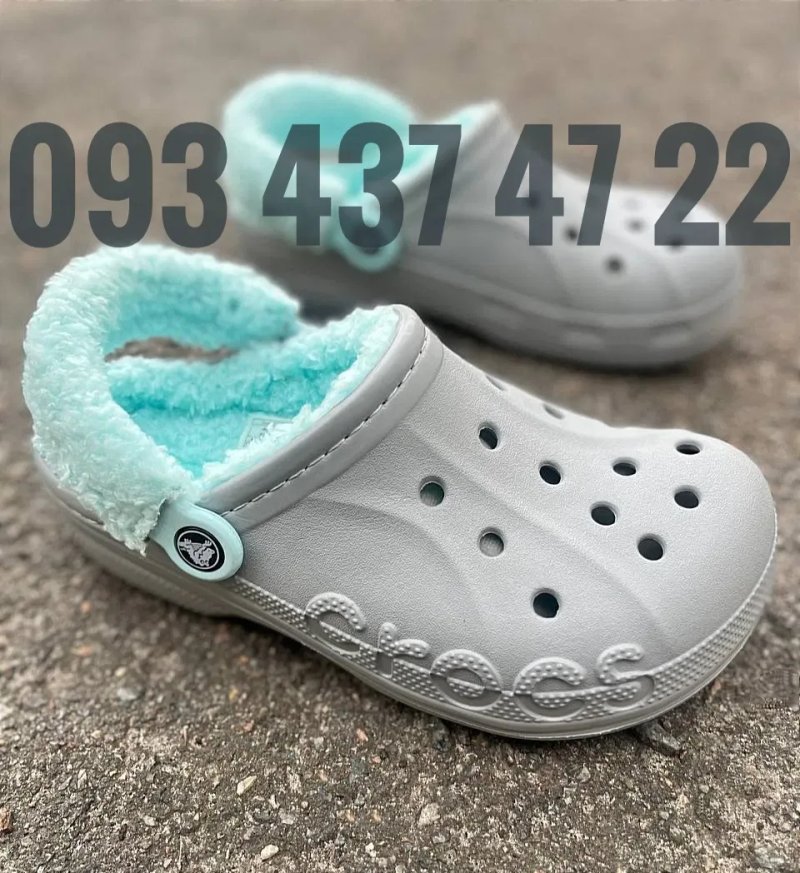 Утепленні Crocs Baya Lined Fuzz Strap Original Унісекс Утеплені Крокси Сабо Crocs Crocs Crocs — фото 3