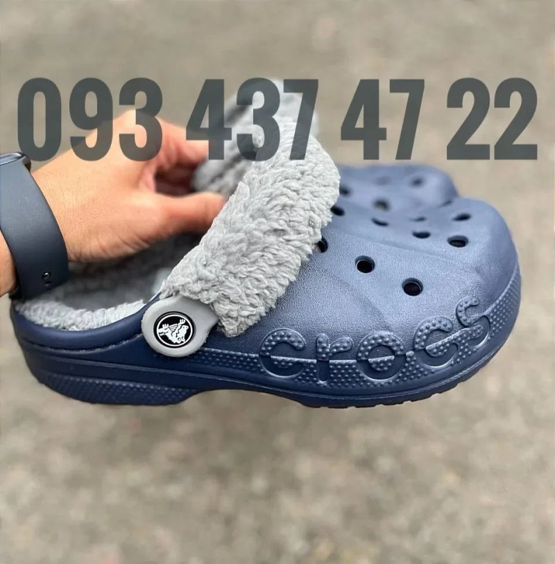 Утепленні Crocs Baya Lined Fuzz Strap Original Унісекс Утеплені Крокси Сабо Crocs Crocs Crocs — фото 6