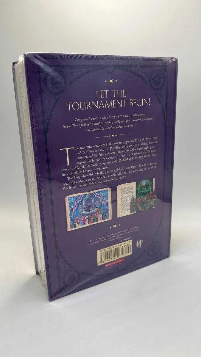 УЦІНКА! Інтерактивна книга Harry Potter and the Goblet of Fire: Year 4 (Interactive Illustrated Edition) — фото 5
