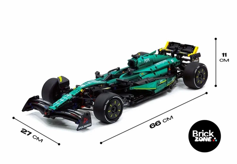 ‼️В КОРОБОЧЦІ‼️Конструктор F1 Aston Martin AMR25 (MK6022) Формула 1‼️1912 деталей‼️ — фото 8