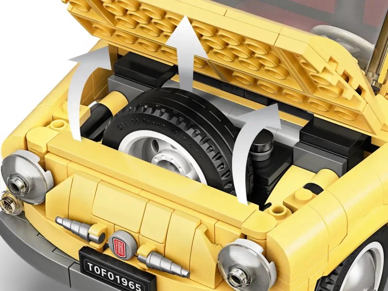 ‼️В КОРОБЦІ‼️ Конструктор Creator – Fiat 500F 1/1 з LEGO — фото 7