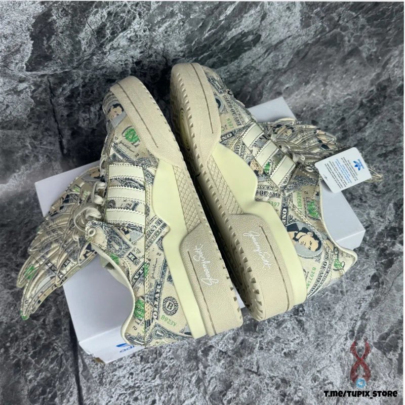 В НАЯВНОСТІ 37-43! Кросівки адідас Adidas x Jeremy Scott Money джереми скот кросовки JS FORUM WINGS 1.0 MONEY — фото 2