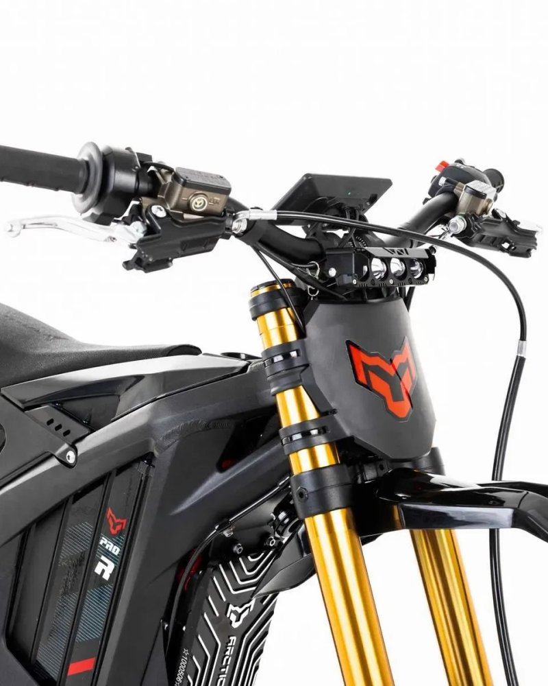 В наявності + Arctic Leopard XE PRO R GOLD SHOCK • ендуро електромотоцикл , електричні мотоцикли - электромотоцикл ! електро мото — фото 3