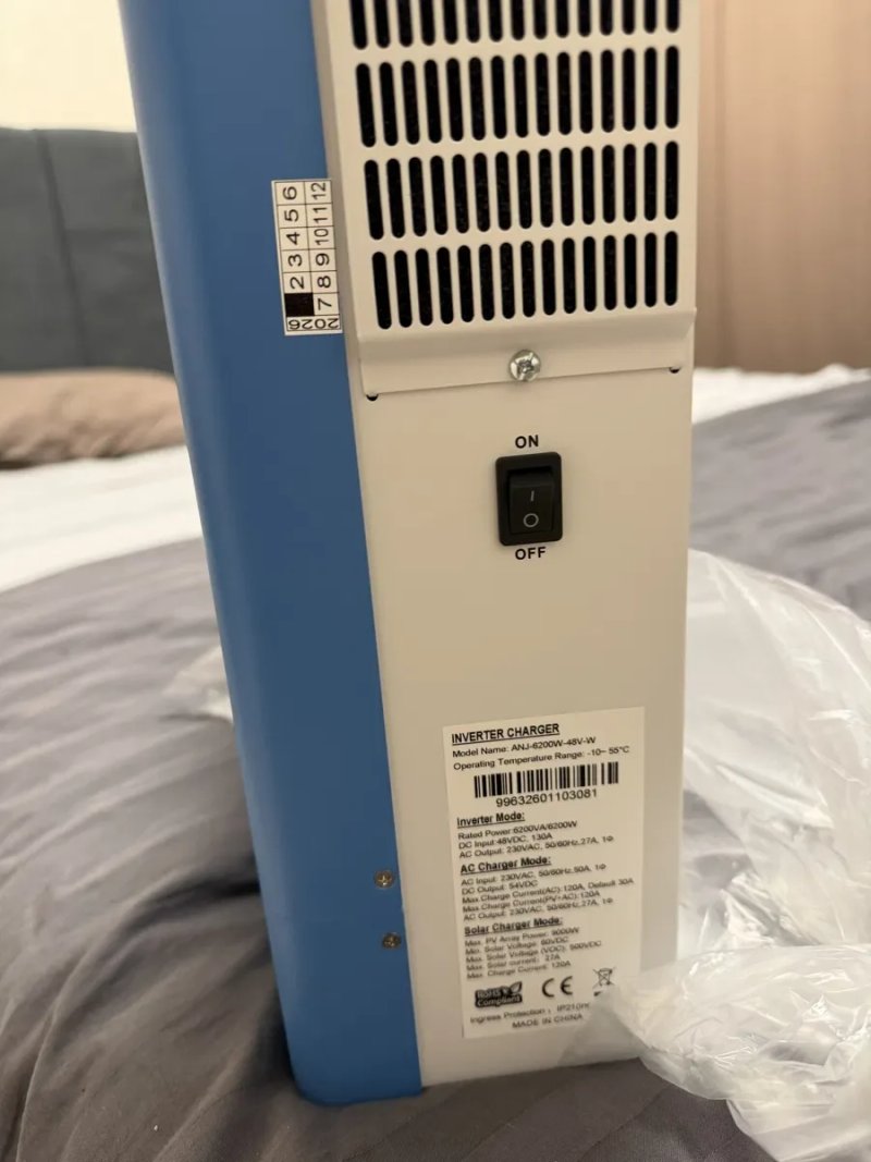 В НАЯВНОСТІ!!! Доставка безкоштовна!!!Гібридний інвертор ANENJI 6,2квт 48v WI FI — фото 5