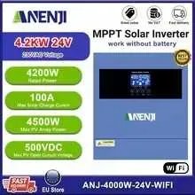 В наявності гібридний інвертор Anenji 4000W 24V WIFI