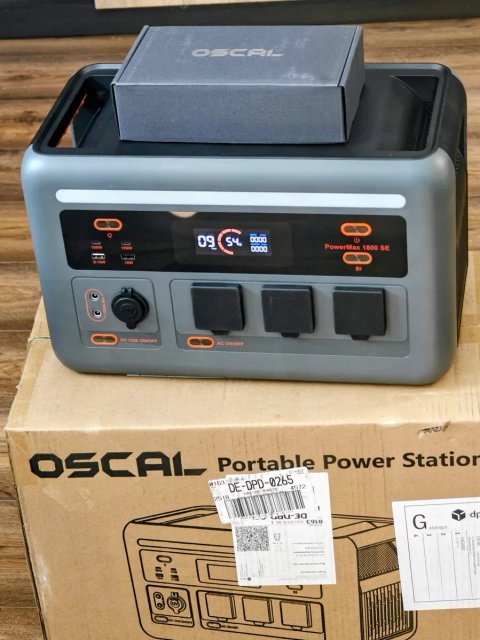 В наявності! Зарядна станція Oscal PowerMax 1800 SE 1024Wh