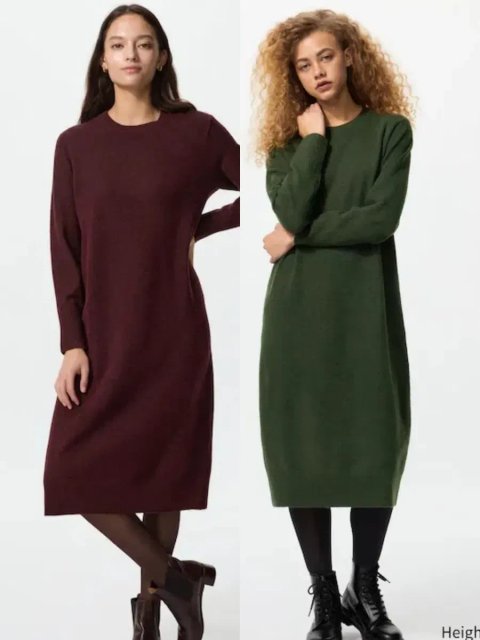 В'язана сукня з пряжі суфле Uniqlo