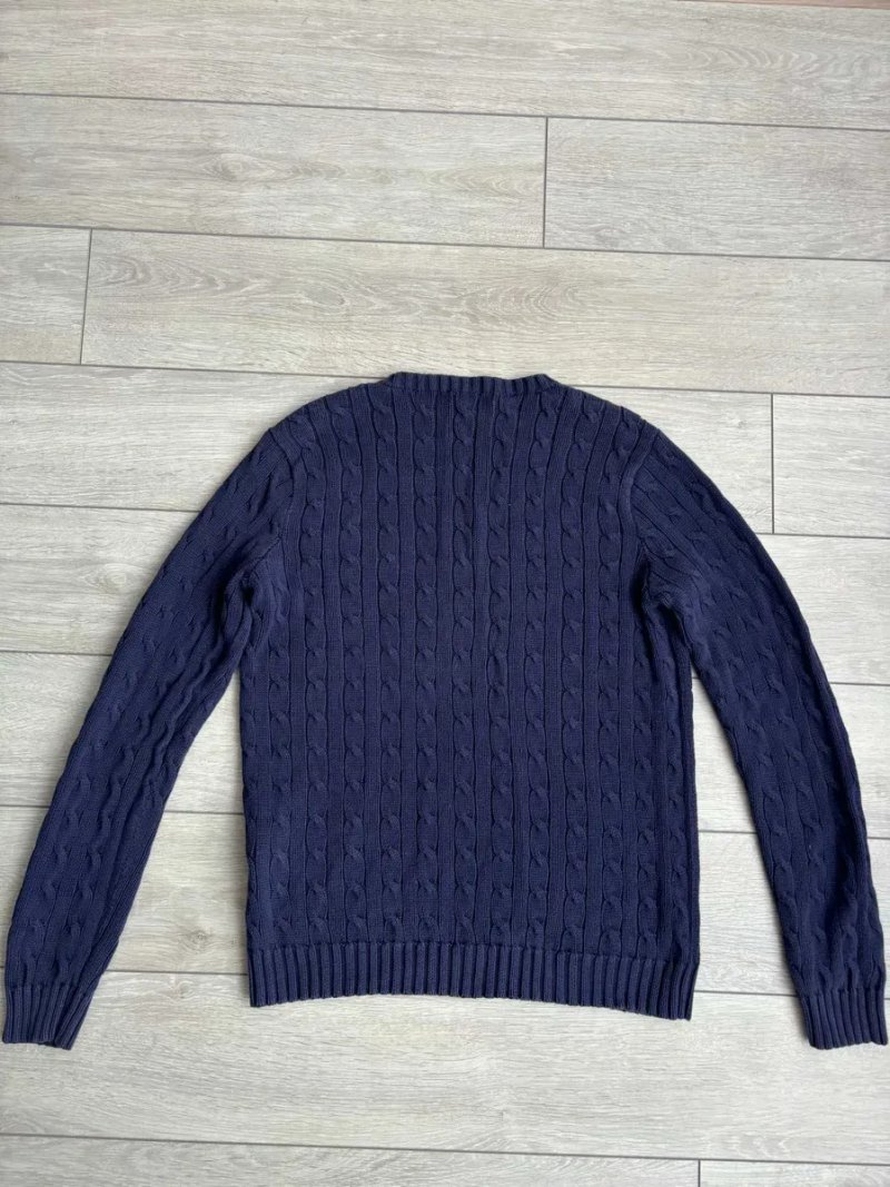 В'язаний Светр Ральф Лорен Вінтаж Ralph Lauren Vintage Size L Л Розмір Чоловічий Брендовий Свитер Кофта Косичка Світшот Кейбл-ніт Джемпер Оригінал — фото 2