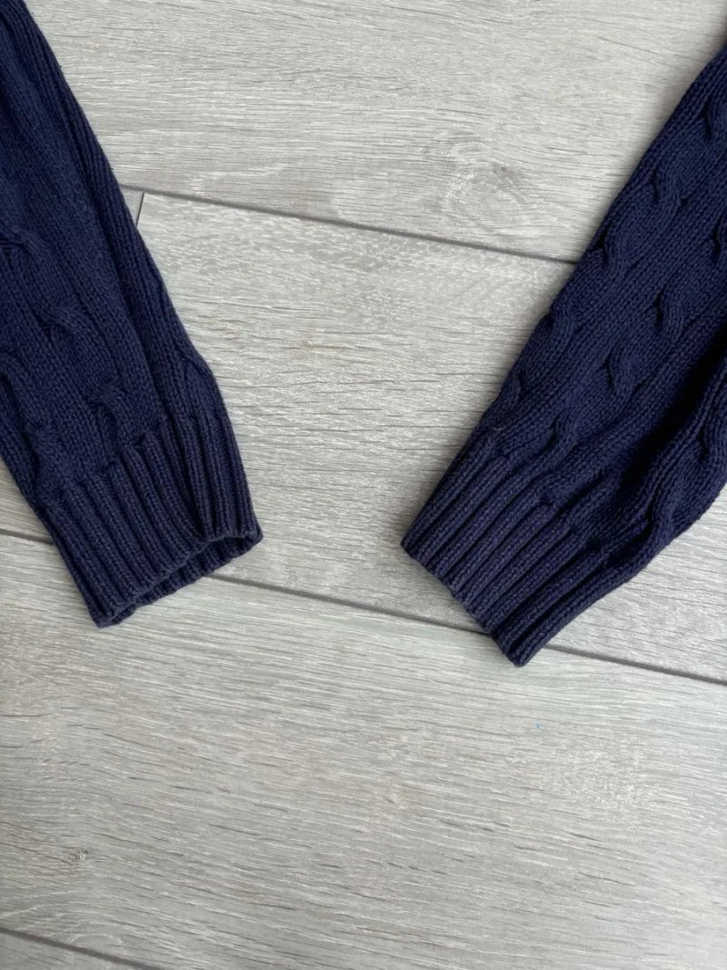 В'язаний Светр Ральф Лорен Вінтаж Ralph Lauren Vintage Size L Л Розмір Чоловічий Брендовий Свитер Кофта Косичка Світшот Кейбл-ніт Джемпер Оригінал — фото 5