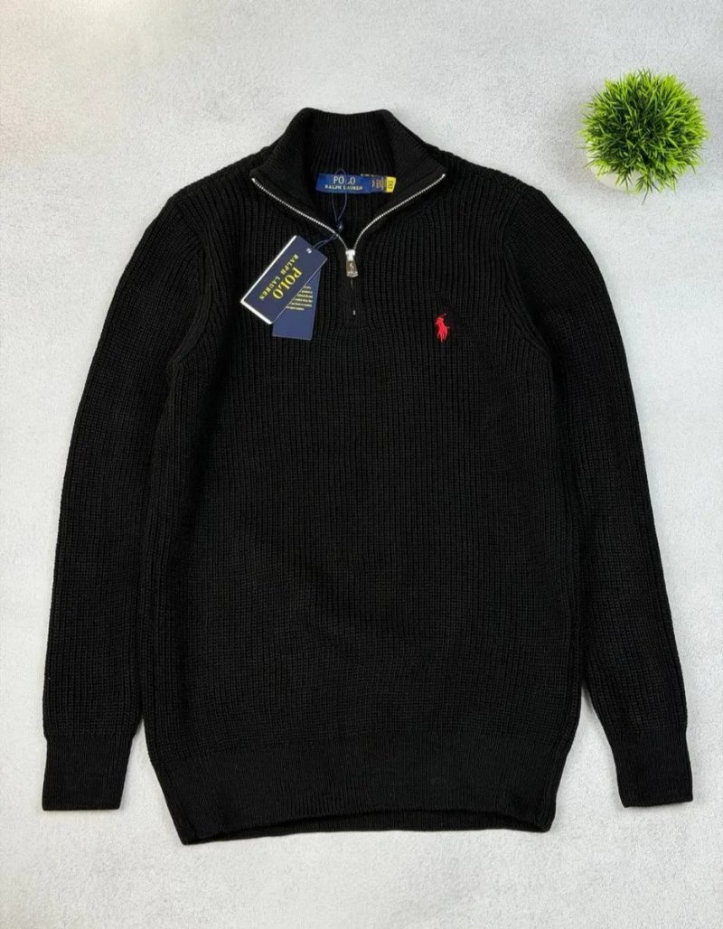 В’язаний зіп 1/3 світшот Polo Ralph Lauren/зіп кардиган Polo /кофта на замку поло ральф лаурен — фото 7