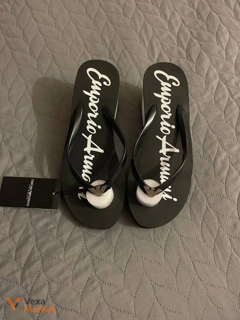 В'єтнамки жіночі Emporio Armani чорні розмір 36