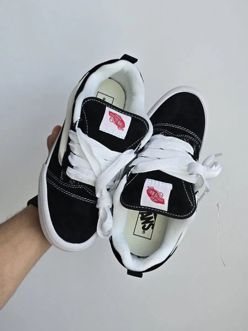 Vans KNU Skool Black White, кеди Ванс Кну Скул , унісекс кеди ванси 36-45 — фото 6