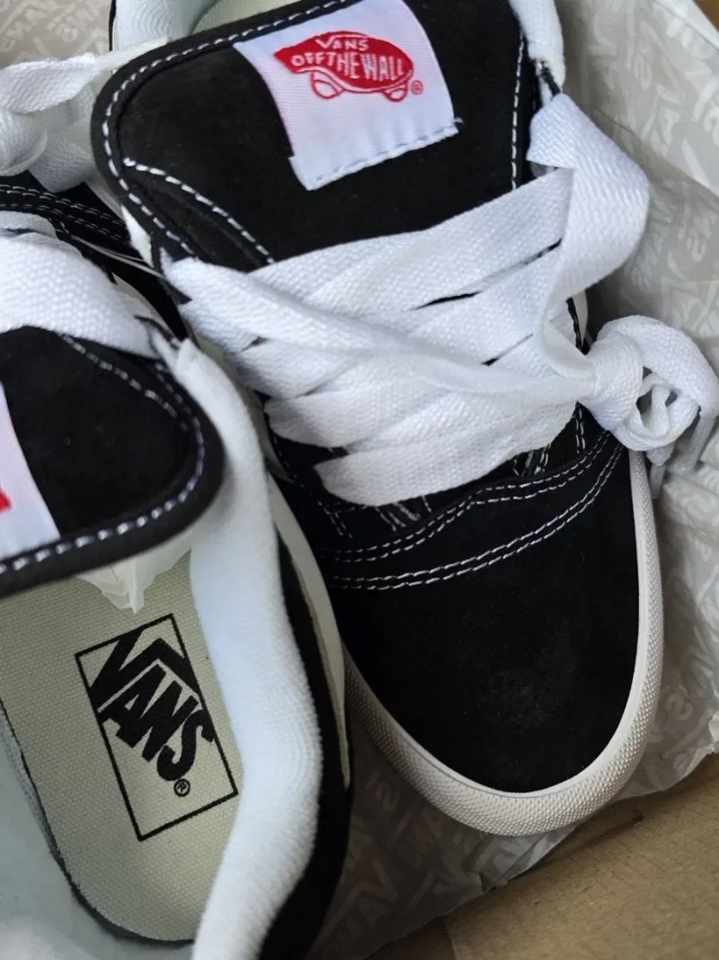 Vans KNU Skool Black White, кеди Ванс Кну Скул , унісекс кеди ванси 36-45 — фото 7