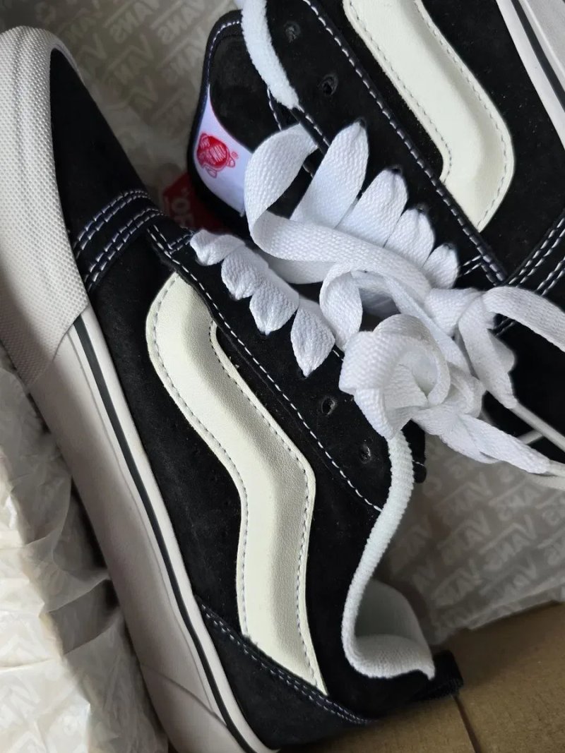 Vans KNU Skool Black White, кеди Ванс Кну Скул , унісекс кеди ванси 36-45 — фото 8