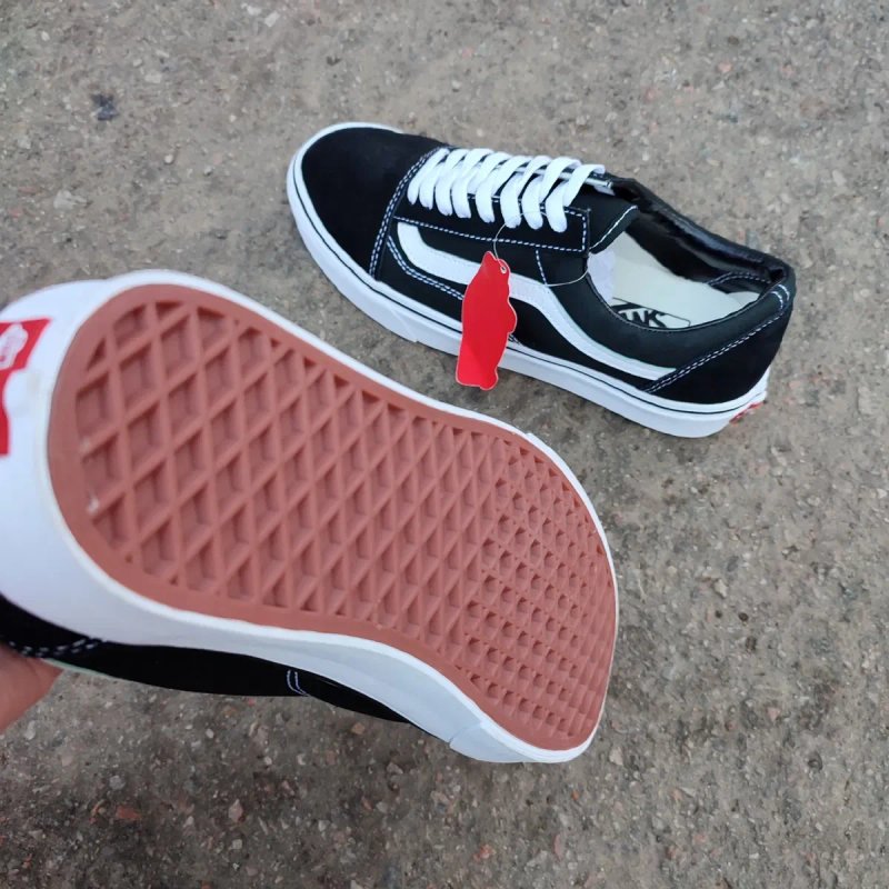 Vans old school 36 37 38 39 43 44 45 р  Черные черно-белые кеды кеди кроссовки чорно- білі чорні кеди кросівки жіночі чоловічі підліткові — фото 4