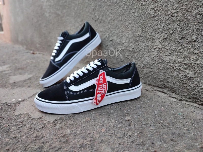 Vans old school 36 37 38 39 43 44 45 р  Черные черно-белые кеды кеди кроссовки чорно- білі чорні кеди кросівки жіночі чоловічі підліткові — фото 5