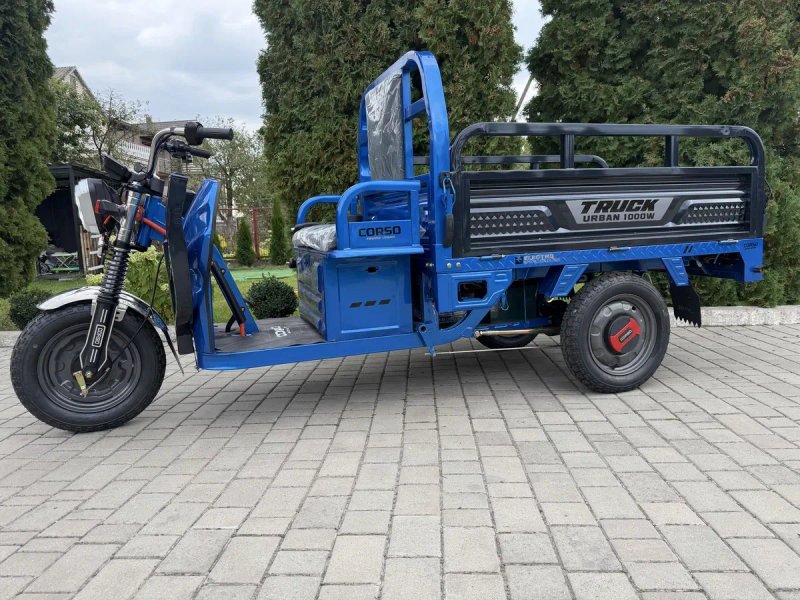 Вантажий трицикл електротрицикл Corso Truck Urban 1000вт 72в 45амп — фото 2