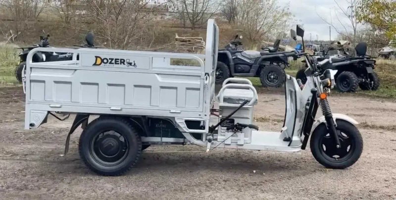 Вантажний електротрицикл DOZER 1800W 60V — до 750 кг | 45 км/год. Наша доставка — фото 6