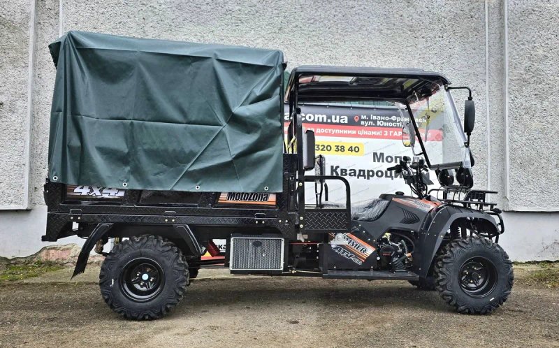 Вантажний Квадроцикл Hummer 400 4х4 H+L Black Новий! +Гарантія! — фото 5