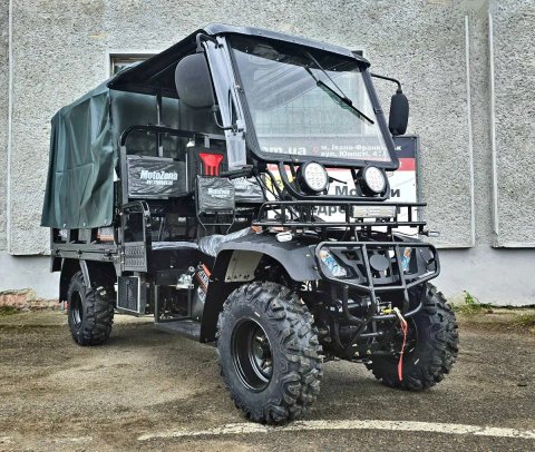 Вантажний квадроцикл Hummer 400cc Cargo (4x4) з кабіною та самоскидом! самий досконалий! H+L