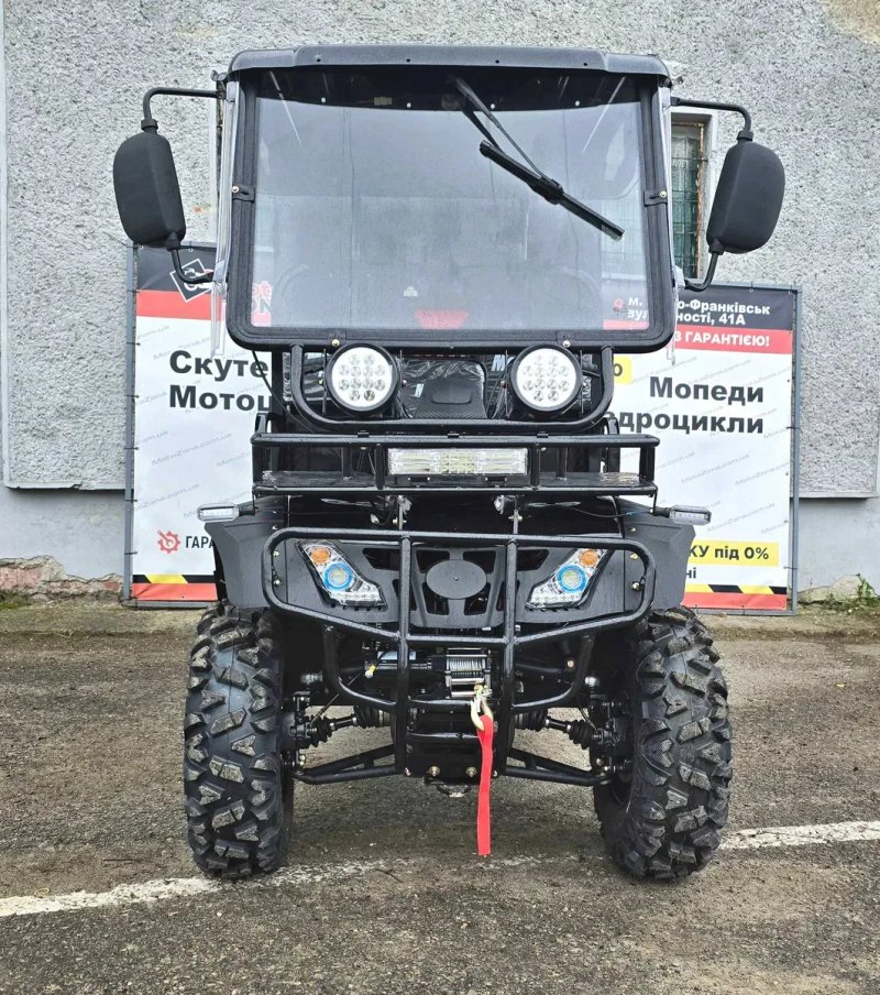 Вантажний квадроцикл Hummer 400cc Cargo (4x4) з кабіною та самоскидом! самий досконалий! H+L — фото 3