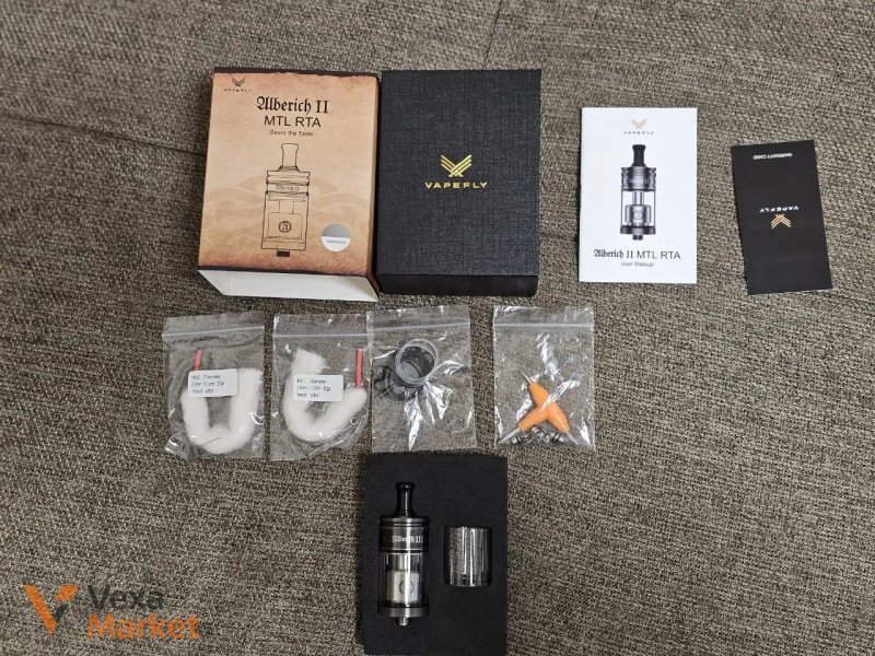 Vapefly Alberich II MTL RTA 4ml Gunmetal — фото 4
