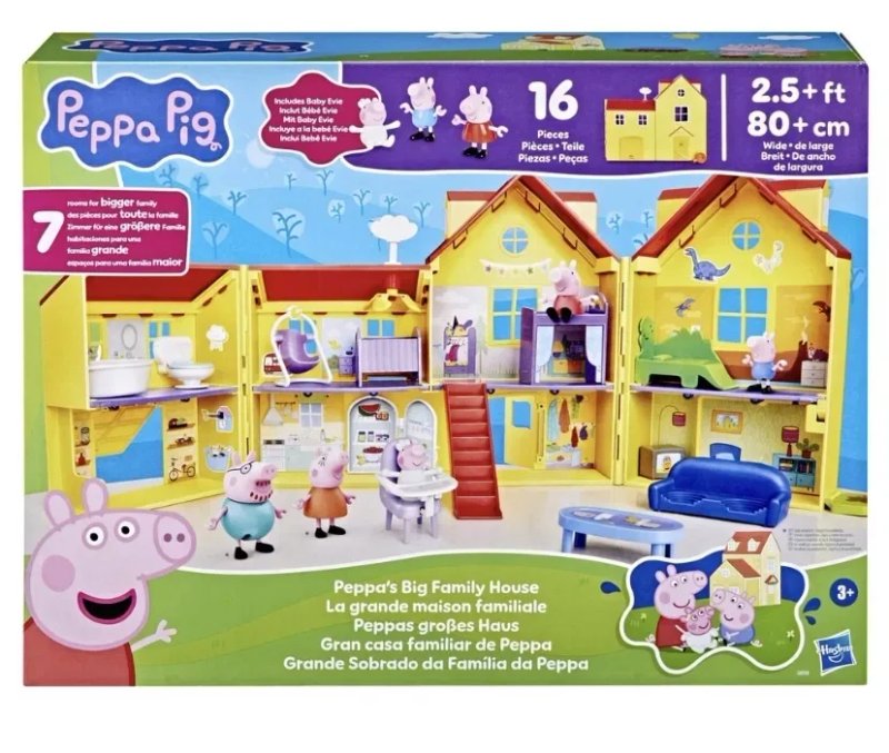 Великий сімейний будинок Пеппи Пеппа Великий будинок Пеппи з малюком Еві Peppa — фото 8