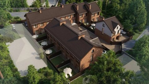 Великий таунхаус з окремим переднім двором і терасою - парк Незнайко!