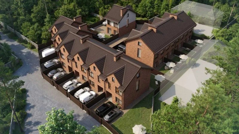 Великий таунхаус з окремим переднім двором і терасою - парк Незнайко! — фото 3