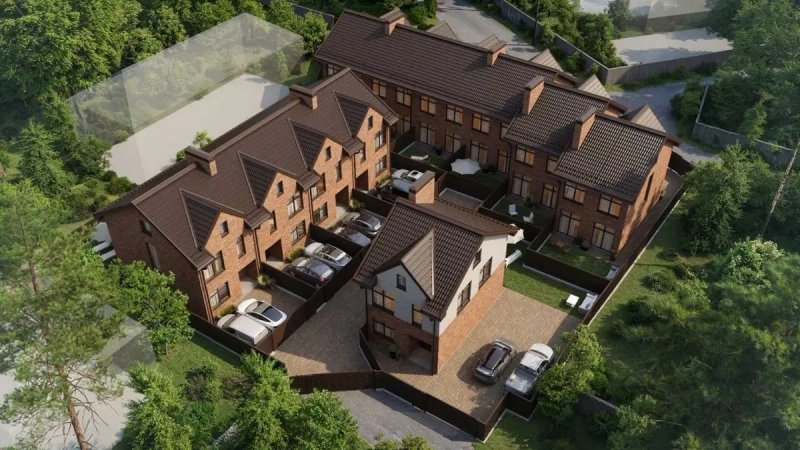 Великий таунхаус з окремим переднім двором і терасою - парк Незнайко! — фото 4