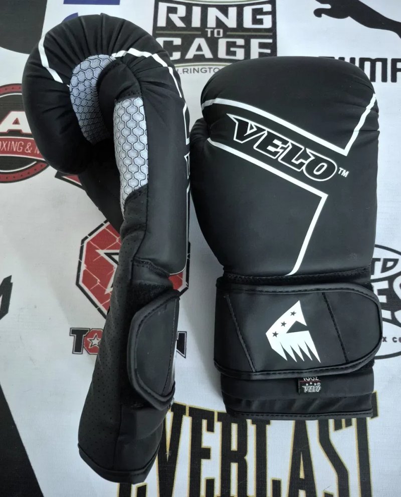 Velo Matte Leather 16 Oz Оригінал Боксерські  рукавиці для боксу 16 унцій мма mma — фото 5