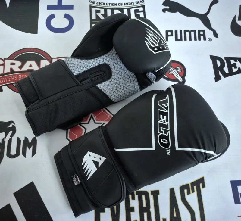 Velo Matte Leather 16 Oz Оригінал Боксерські  рукавиці для боксу 16 унцій мма mma — фото 6