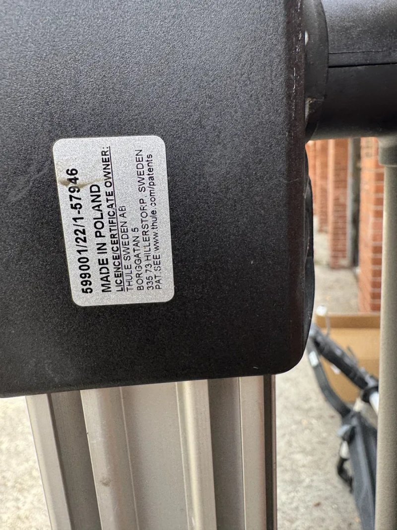 Велокріплення велотримач на кришу велобагажник на дах для електробайків E bike Thule Upride 599 599001 Freeride Proride 591 598 — фото 6