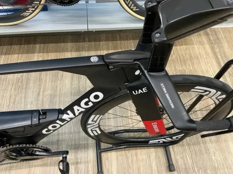 Велосипед Colnago TT1 розмір M 173-185см (запасний велосипед команди UAE Tim Wellens) — фото 5