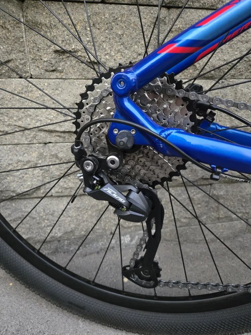 Велосипед Merida Big Nine 100 29" M рама, в стані практично нового, Shimano Alivio, Deore XT, гідравліка, спортивний велосипед, гірський велосипед MTB — фото 3